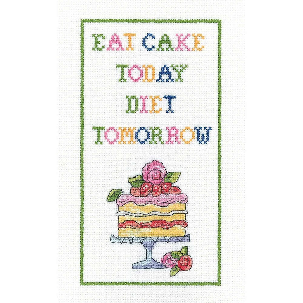 Diet Tomorrow - Heritage Crafts Cross Stitch Kit