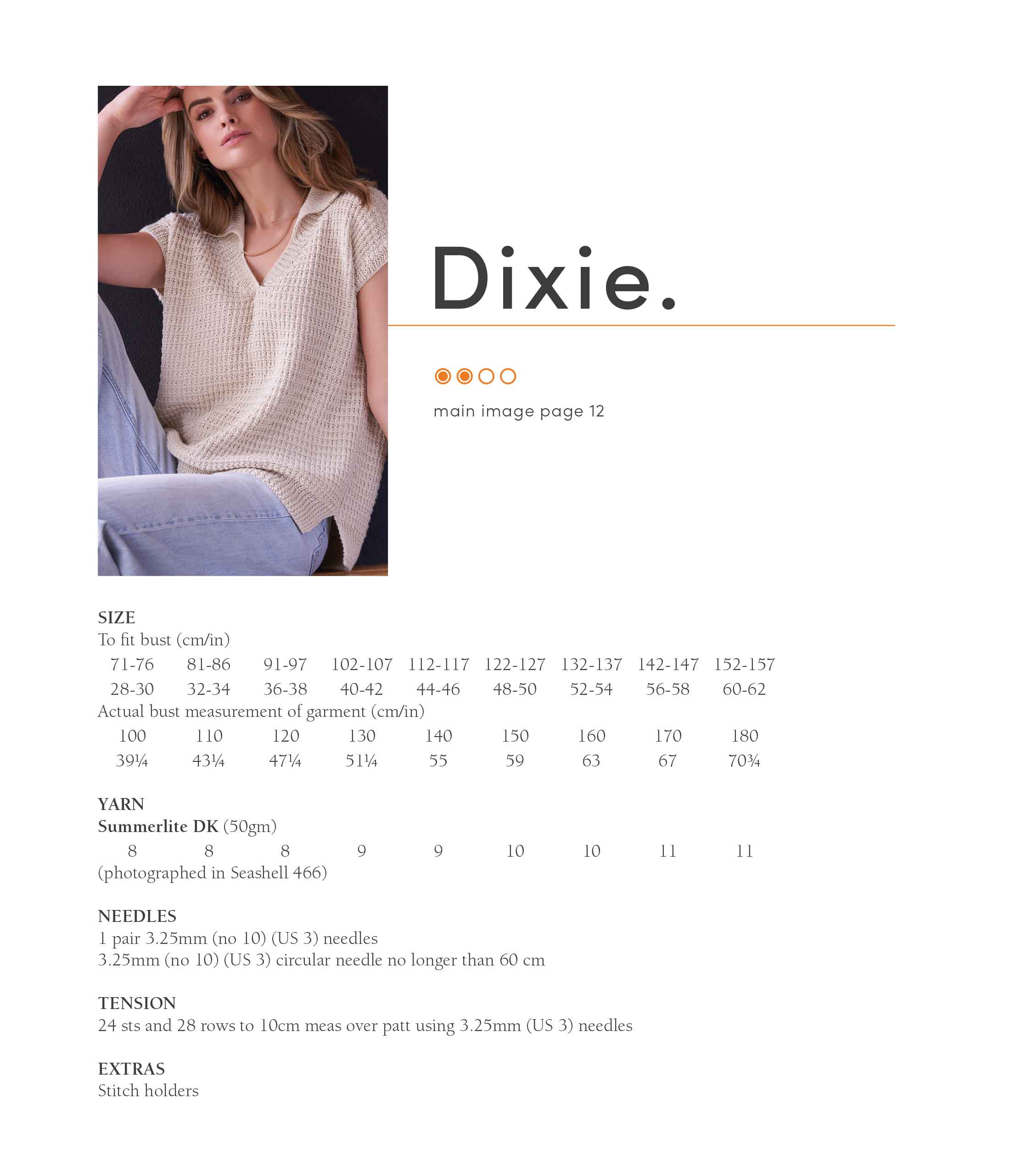 Dixie Tank Top in Rowan Summerlite Dk - Digital Version RTP006-00001 - Image 2