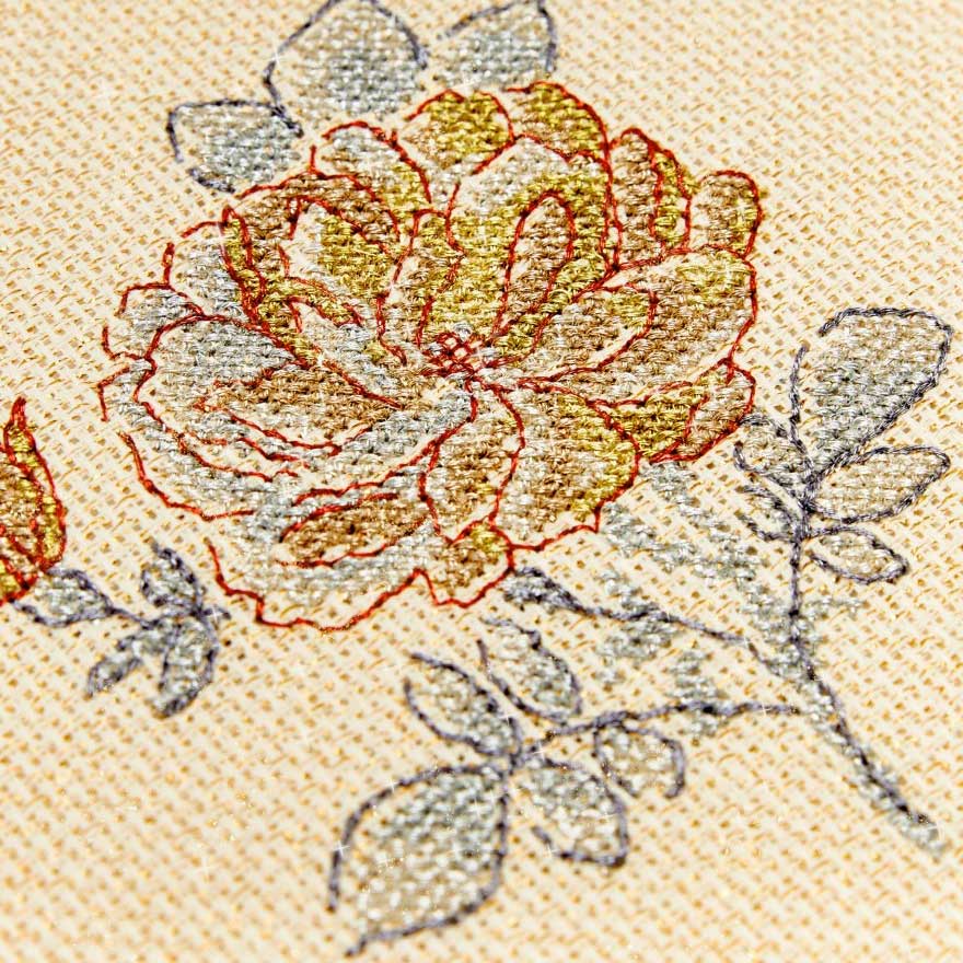 DMC Metallic Aida Embroidery Fabric 14 Count - Image 2