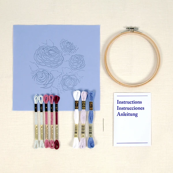 DMC - Ranunculus Embroidery Kit - Image 2