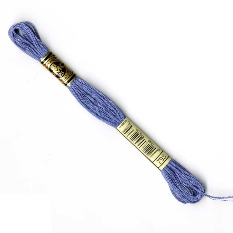 DMC Stranded Cottons Embroidery Thread - Blue - Image 10