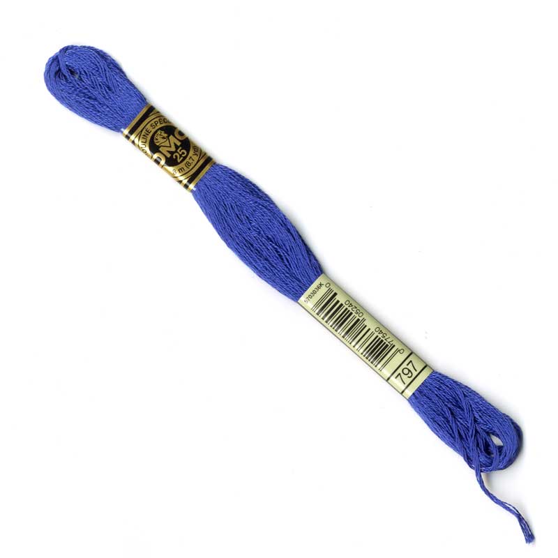 DMC Stranded Cottons Embroidery Thread - Blue - Image 13