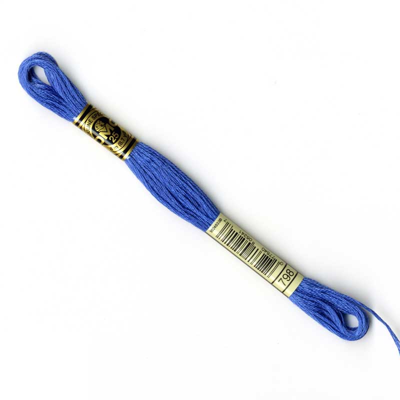 DMC Stranded Cottons Embroidery Thread - Blue - Image 14
