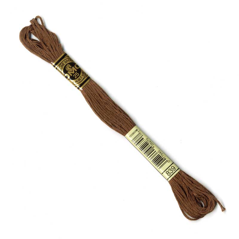 DMC Stranded Cottons Embroidery Thread - Brown - Image 18