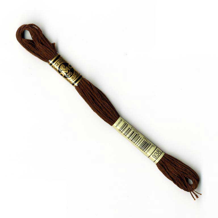 DMC Stranded Cottons Embroidery Thread - Brown - Image 23