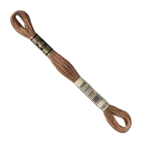 DMC Stranded Cottons Embroidery Thread - Brown - Image 43