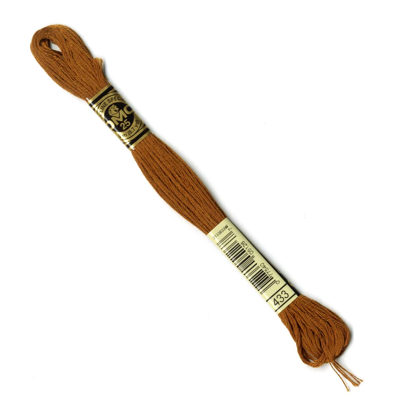 DMC Stranded Cottons Embroidery Thread - Brown - Image 57