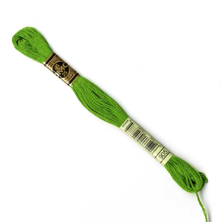DMC Stranded Cottons Embroidery Thread - Green - Image 10
