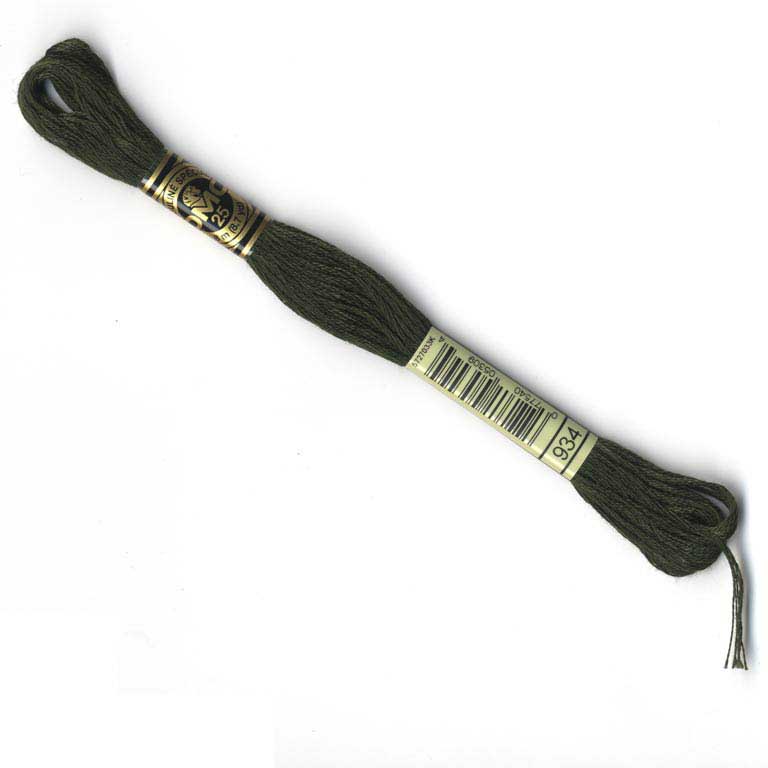 DMC Stranded Cottons Embroidery Thread - Green - Image 18