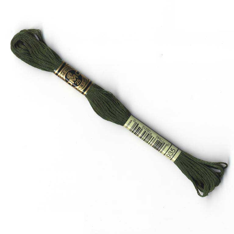 DMC Stranded Cottons Embroidery Thread - Green - Image 19