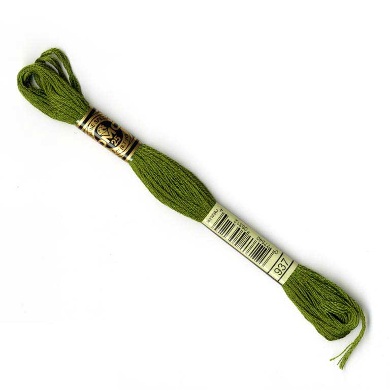 DMC Stranded Cottons Embroidery Thread - Green - Image 21