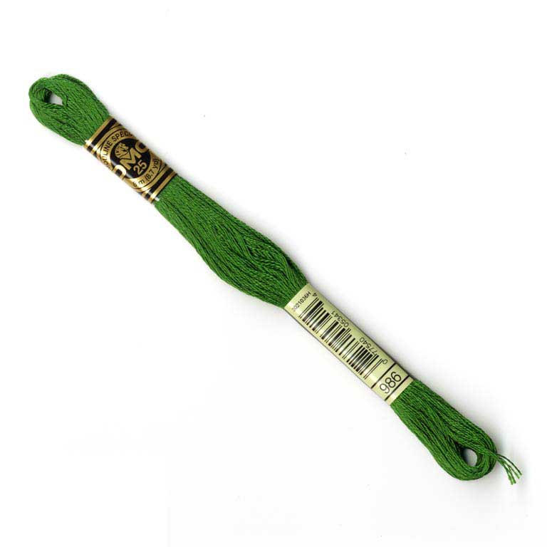 DMC Stranded Cottons Embroidery Thread - Green - Image 29