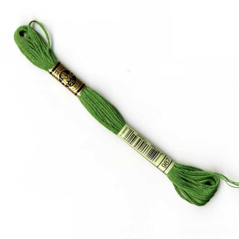DMC Stranded Cottons Embroidery Thread - Green - Image 30