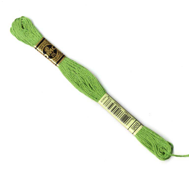 DMC Stranded Cottons Embroidery Thread - Green - Image 31