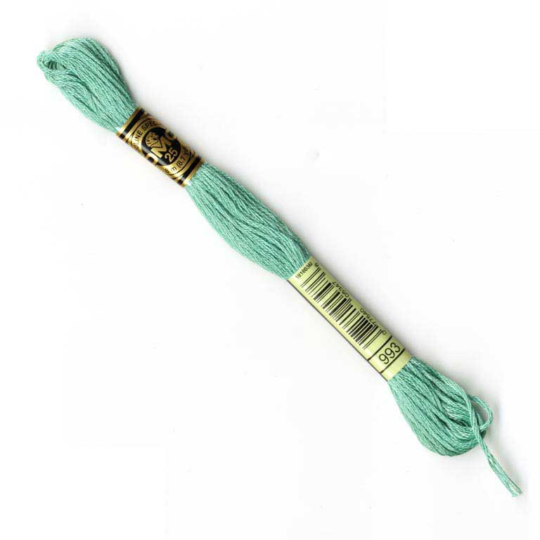 DMC Stranded Cottons Embroidery Thread - Green - Image 35