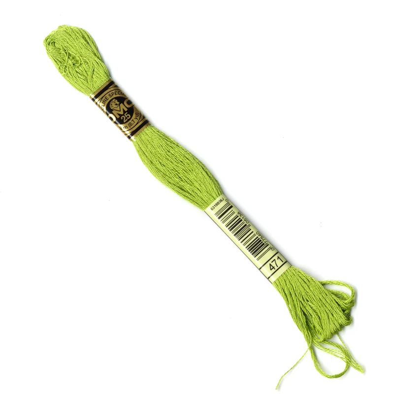 DMC Stranded Cottons Embroidery Thread - Green - Image 60