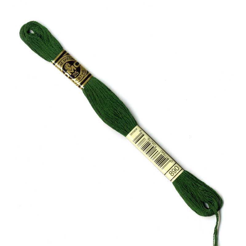 DMC Stranded Cottons Embroidery Thread - Green - Image 7