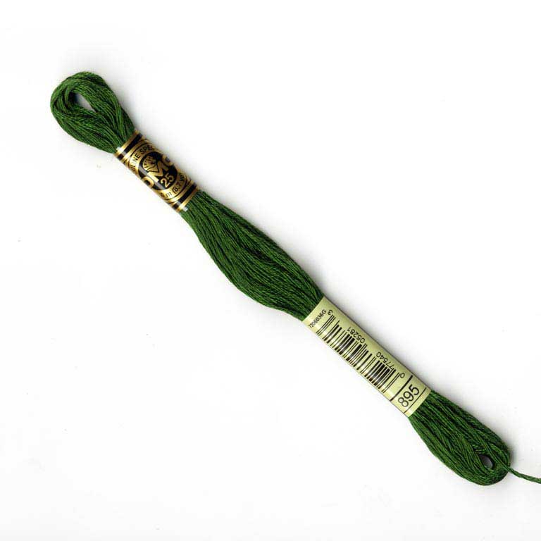DMC Stranded Cottons Embroidery Thread - Green - Image 8