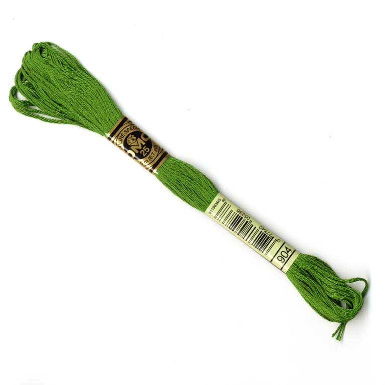 DMC Stranded Cottons Embroidery Thread - Green - Image 9