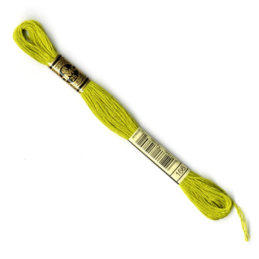 DMC Stranded Cottons Embroidery Thread - Muted Green - Image 19