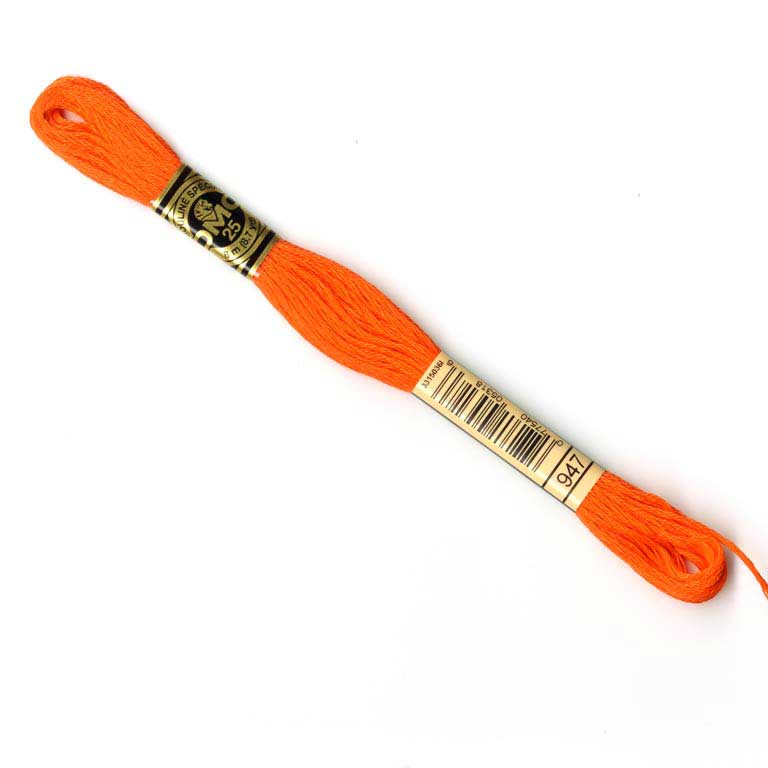 DMC Stranded Cottons Embroidery Thread - Orange - Image 11