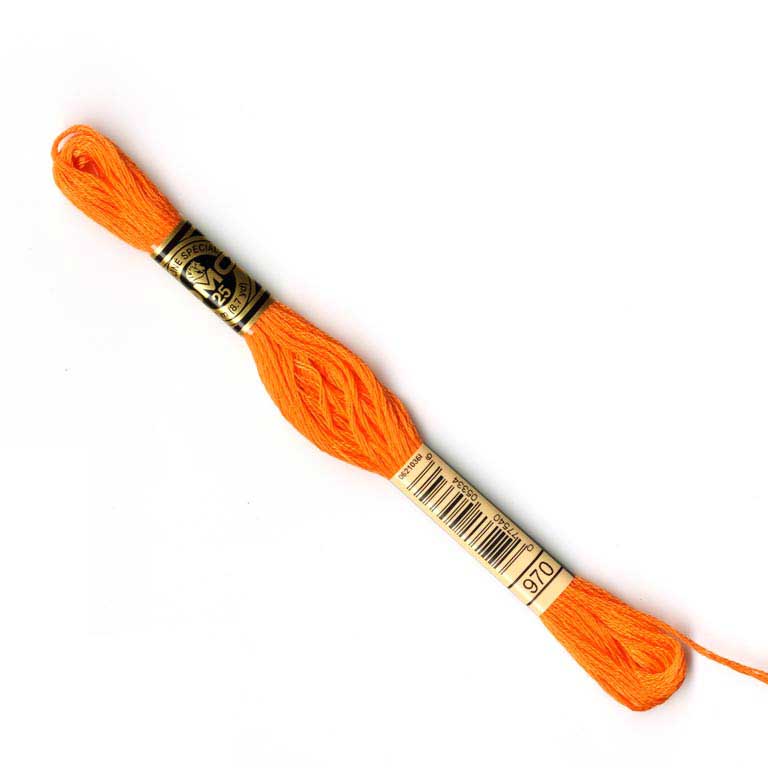 DMC Stranded Cottons Embroidery Thread - Orange - Image 12