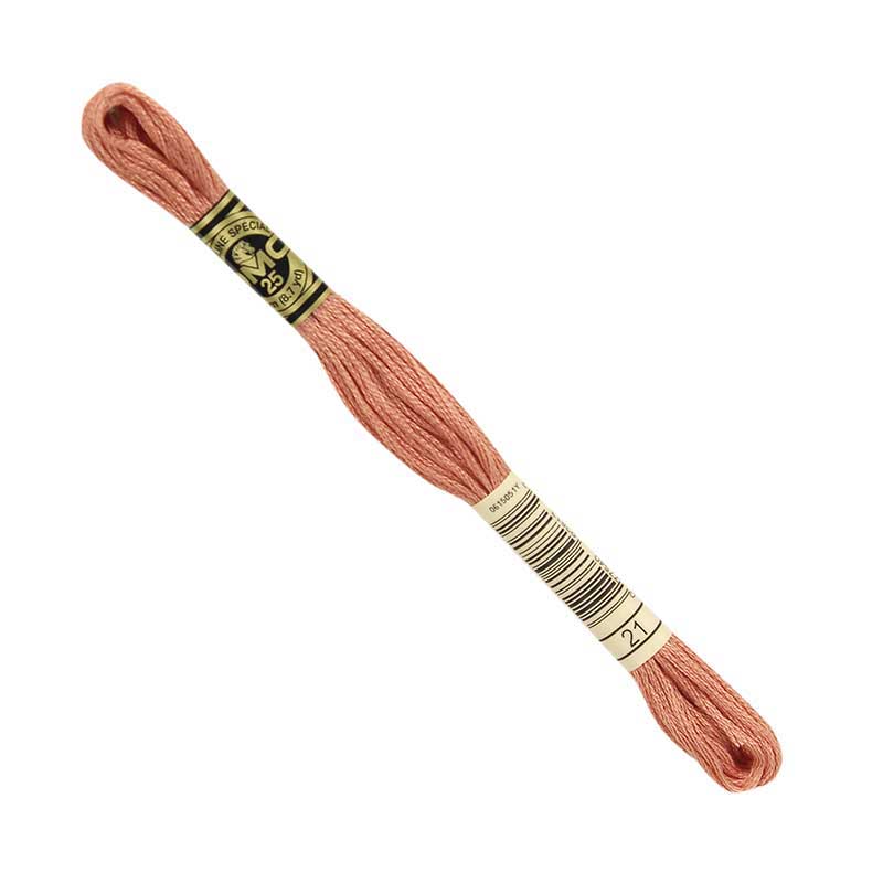 DMC Stranded Cottons Embroidery Thread - Orange - Image 3