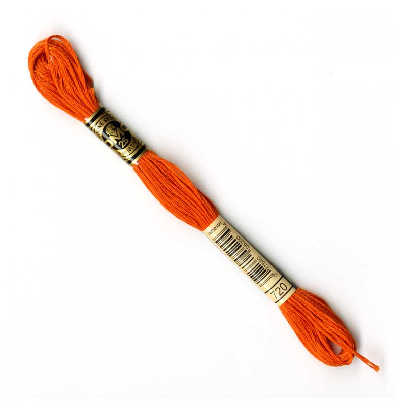 DMC Stranded Cottons Embroidery Thread - Orange - Image 5