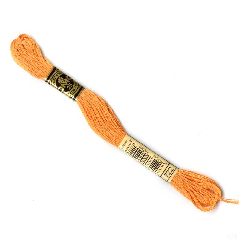 DMC Stranded Cottons Embroidery Thread - Orange - Image 6