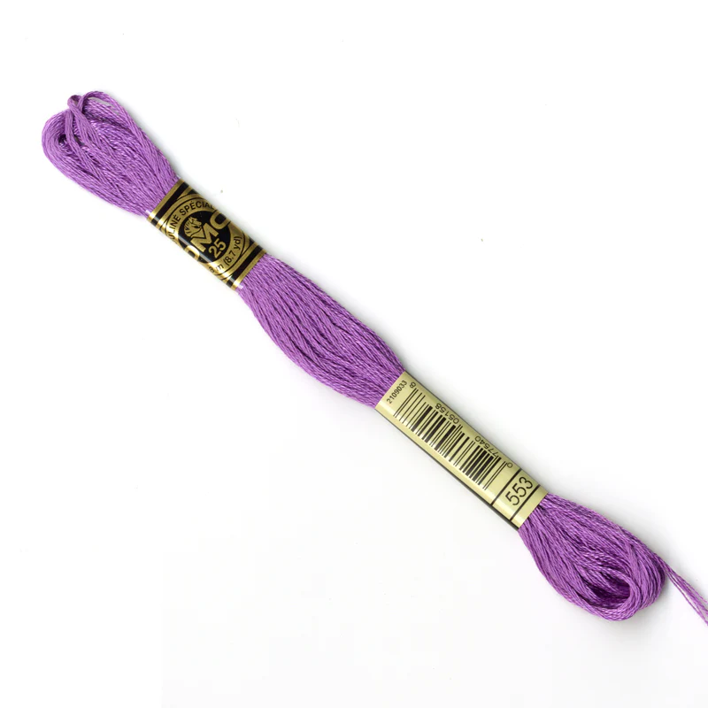 DMC Stranded Cottons Embroidery Thread - Purple - Image 22