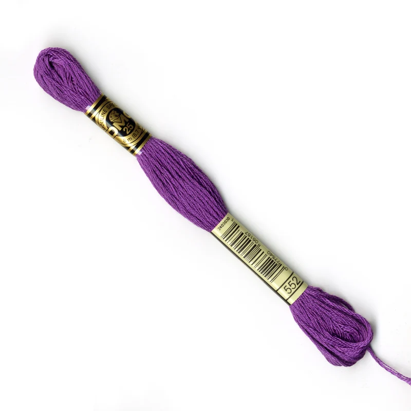 DMC Stranded Cottons Embroidery Thread - Purple - Image 35