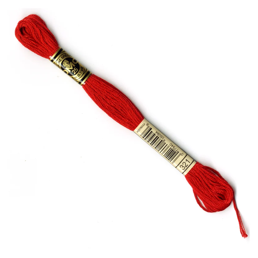 DMC Stranded Cottons Embroidery Thread - Red - Image 34