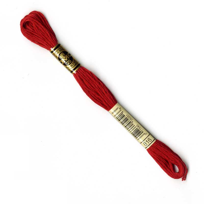 DMC Stranded Cottons Embroidery Thread - Red - Image 4