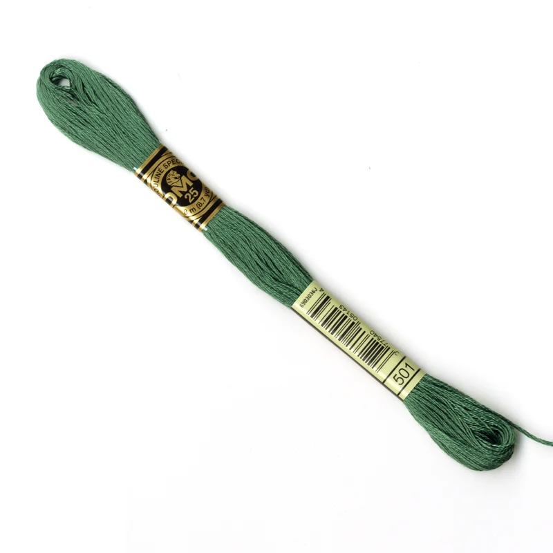 DMC Stranded Cottons Embroidery Thread - Teal - Image 20