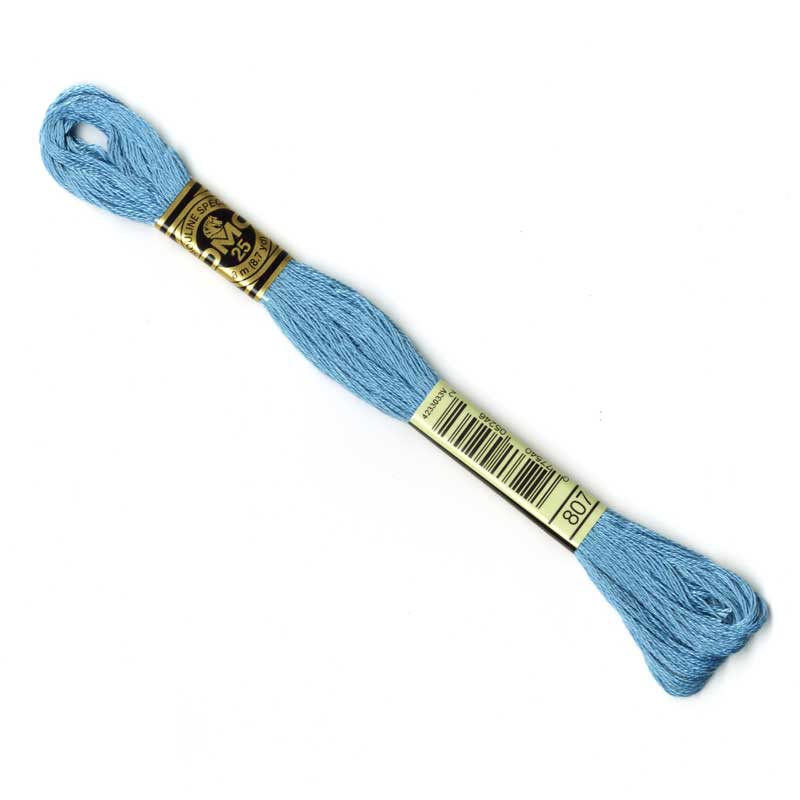 DMC Stranded Cottons Embroidery Thread - Teal - Image 3