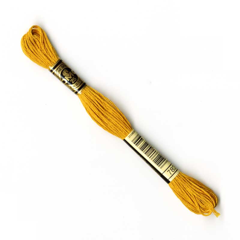 DMC Stranded Cottons Embroidery Thread - Yellow - Image 14
