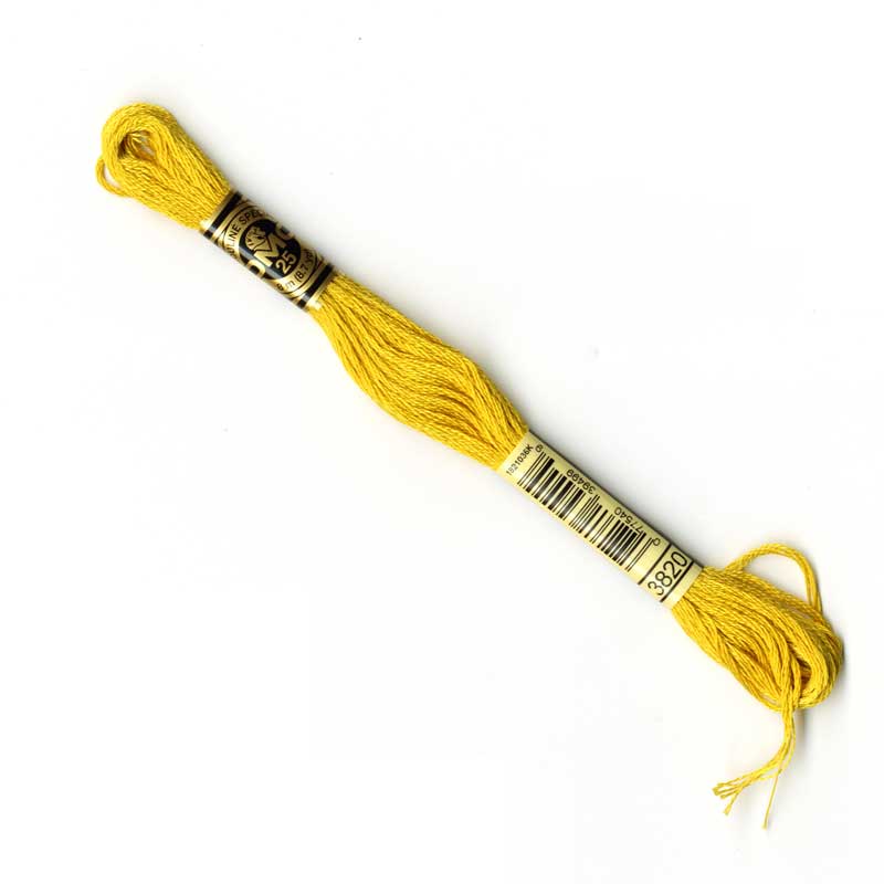 DMC Stranded Cottons Embroidery Thread - Yellow - Image 18