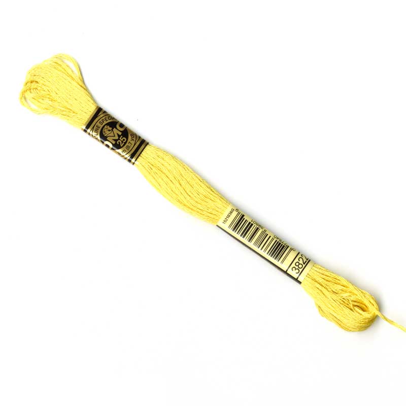 DMC Stranded Cottons Embroidery Thread - Yellow - Image 20