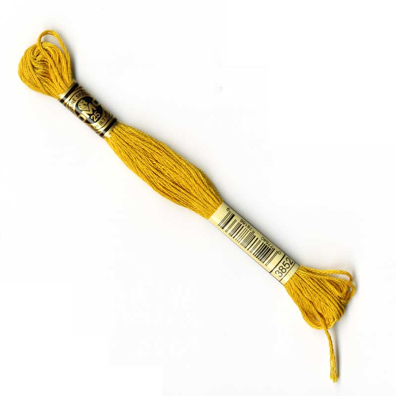 DMC Stranded Cottons Embroidery Thread - Yellow - Image 22