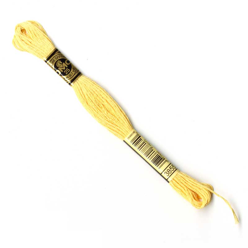 DMC Stranded Cottons Embroidery Thread - Yellow - Image 23
