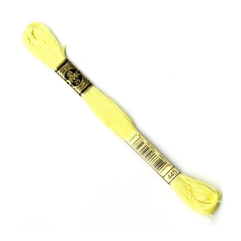 DMC Stranded Cottons Embroidery Thread - Yellow - Image 25