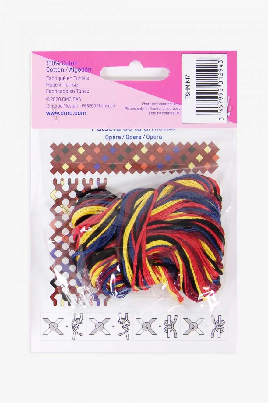 DMC - Threadship Beginner Friendship Bracelet Kit - Opera - Image 2