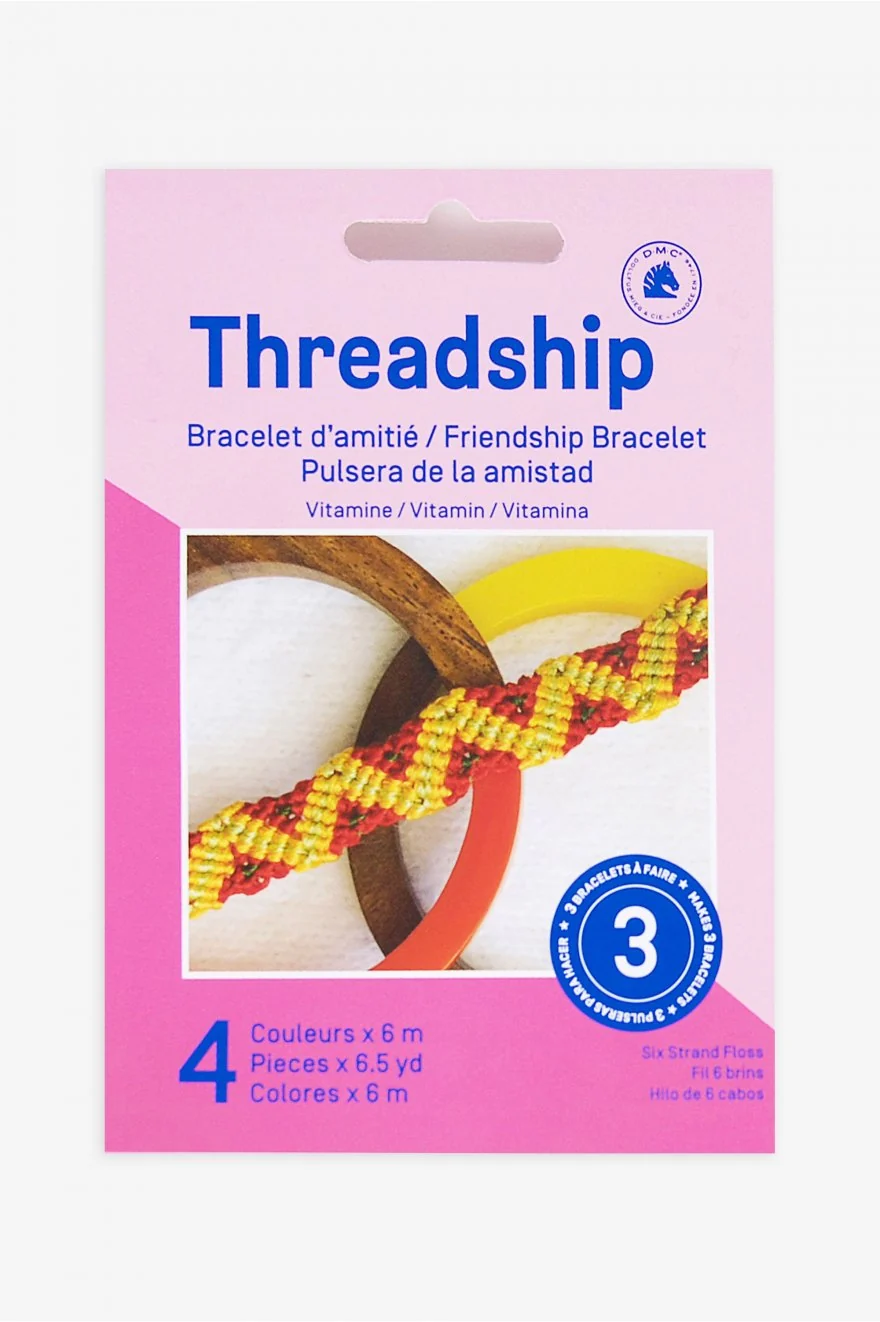 DMC - Threadship Beginner Friendship Bracelet Kit - Vitamine