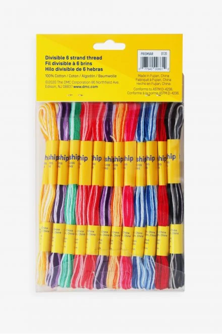 DMC - Threadship Pack of 36 Variegated Colour Stranded Thread Skeins - Image 2