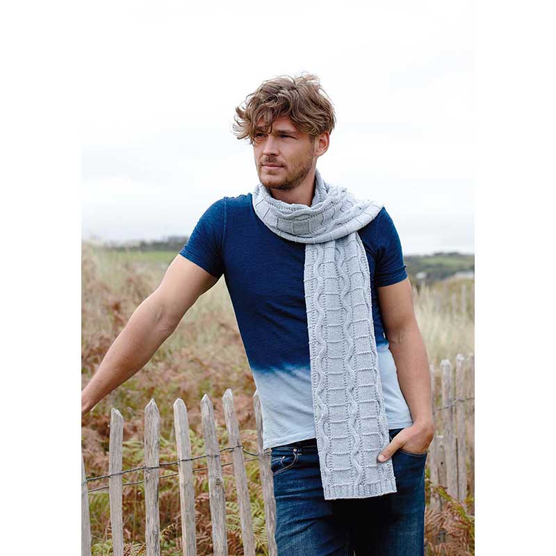 Dover Scarf in Rowan Denim Revive - Digital Version - Image 3
