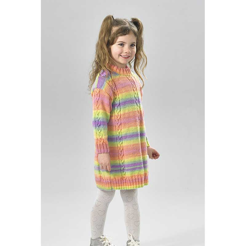 Dress in James C Brett Aurora Dk
