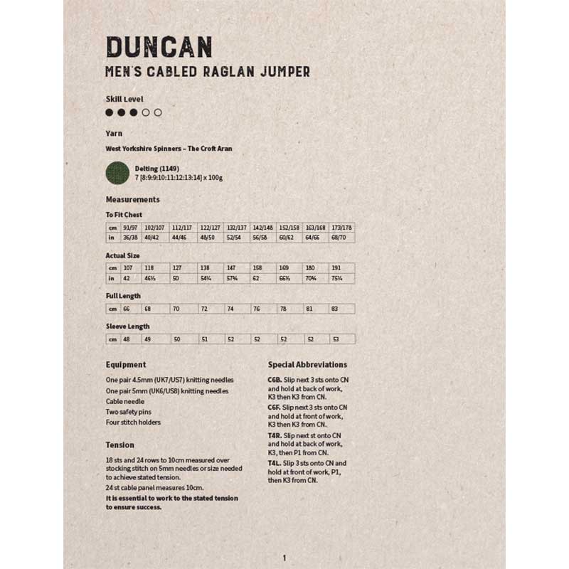 Duncan Jumper in West Yorkshire Spinners The Croft Aran - Digital Version WYS1000265 - Image 2