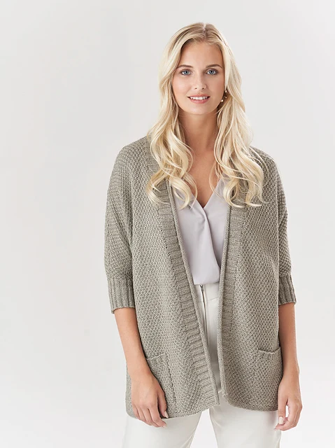 Elementary Cardigan in Rowan Softyak Dk - Digital Version