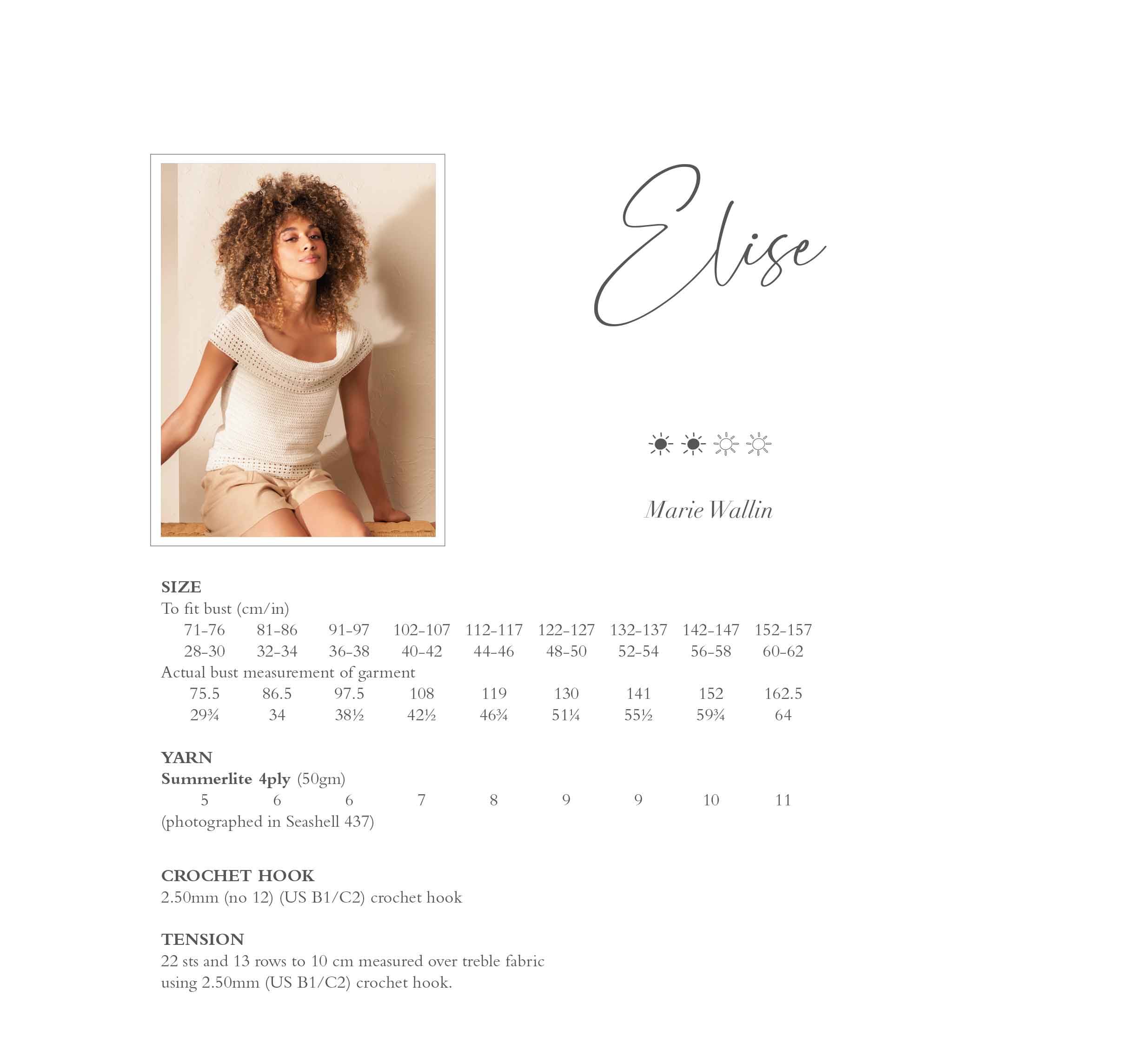 Elise in Rowan Summerlite 4ply - Digital Version ZB331-00003 - Image 2