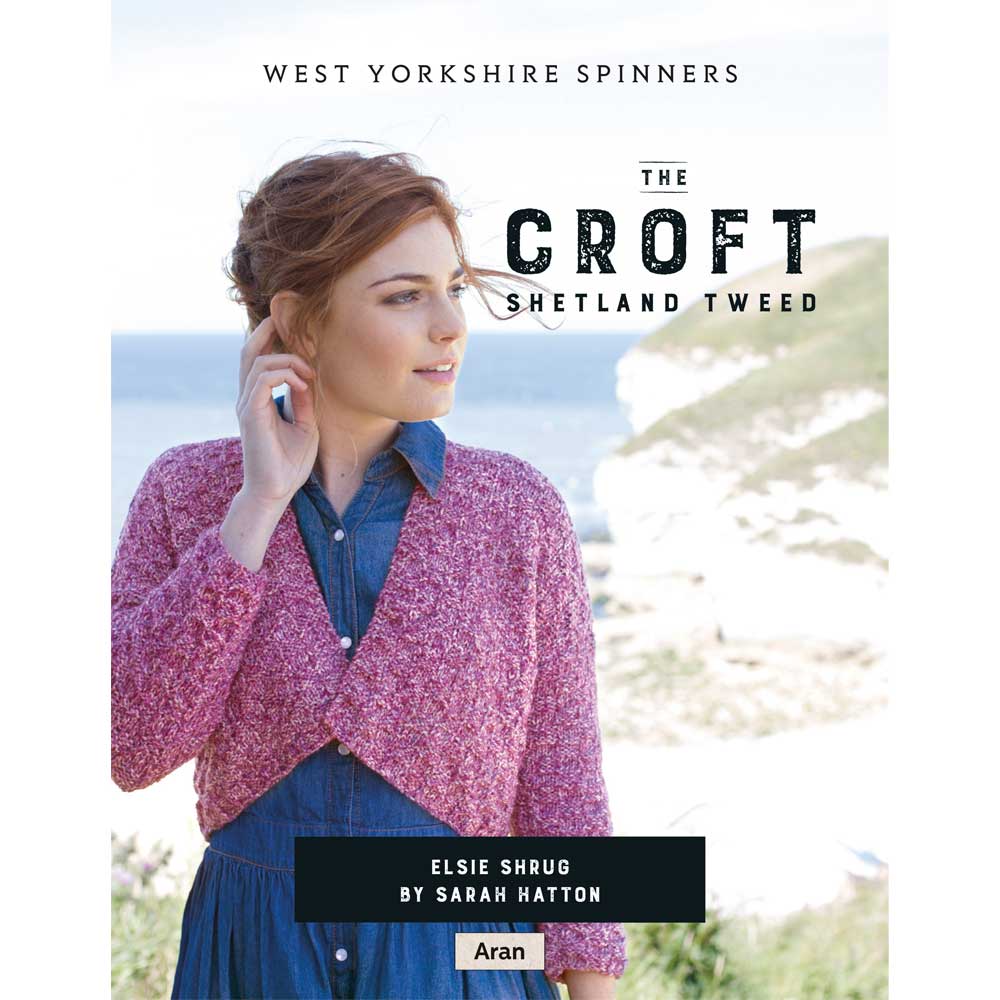 Elsie Shrug in West Yorkshire Spinners The Croft Shetland Tweed Aran - Digital Version DPB0055